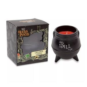 Disney Hocus Pocus "I Put A Spell On You" Ceramic Cauldron Candle